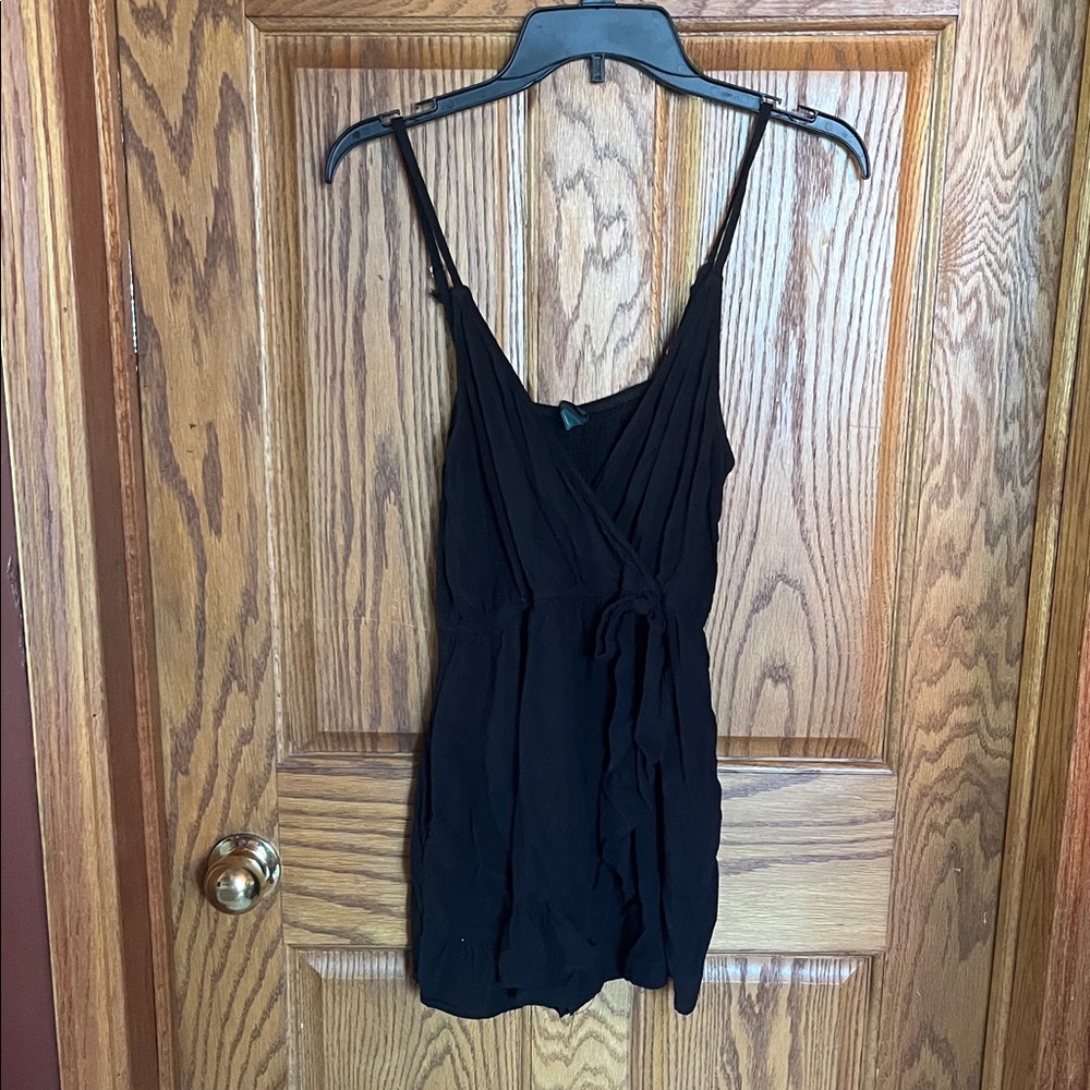Black Women's Wrap Top